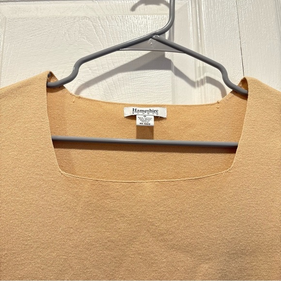 Vintage Tan Hampshire Studio Shirt and Cardigan Set - Size Medium - Picture 5 of 15